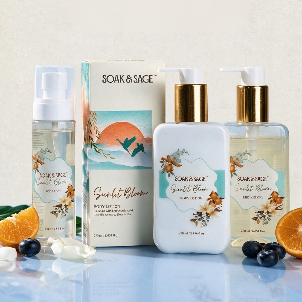 Sunlit Bloom Daily Care Ritual - Set of 3