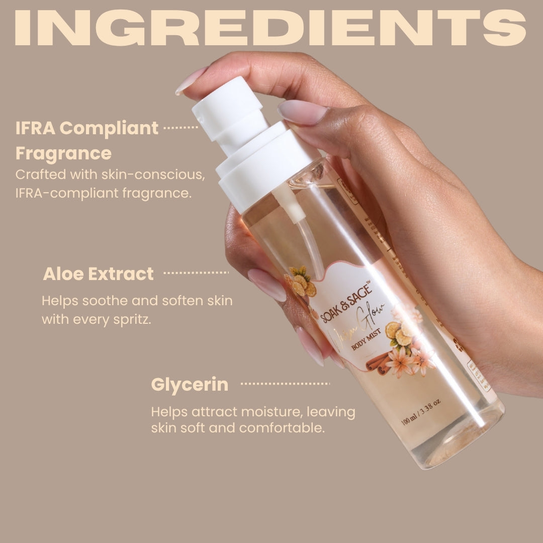 Warm Glow Perfume Body Mist
