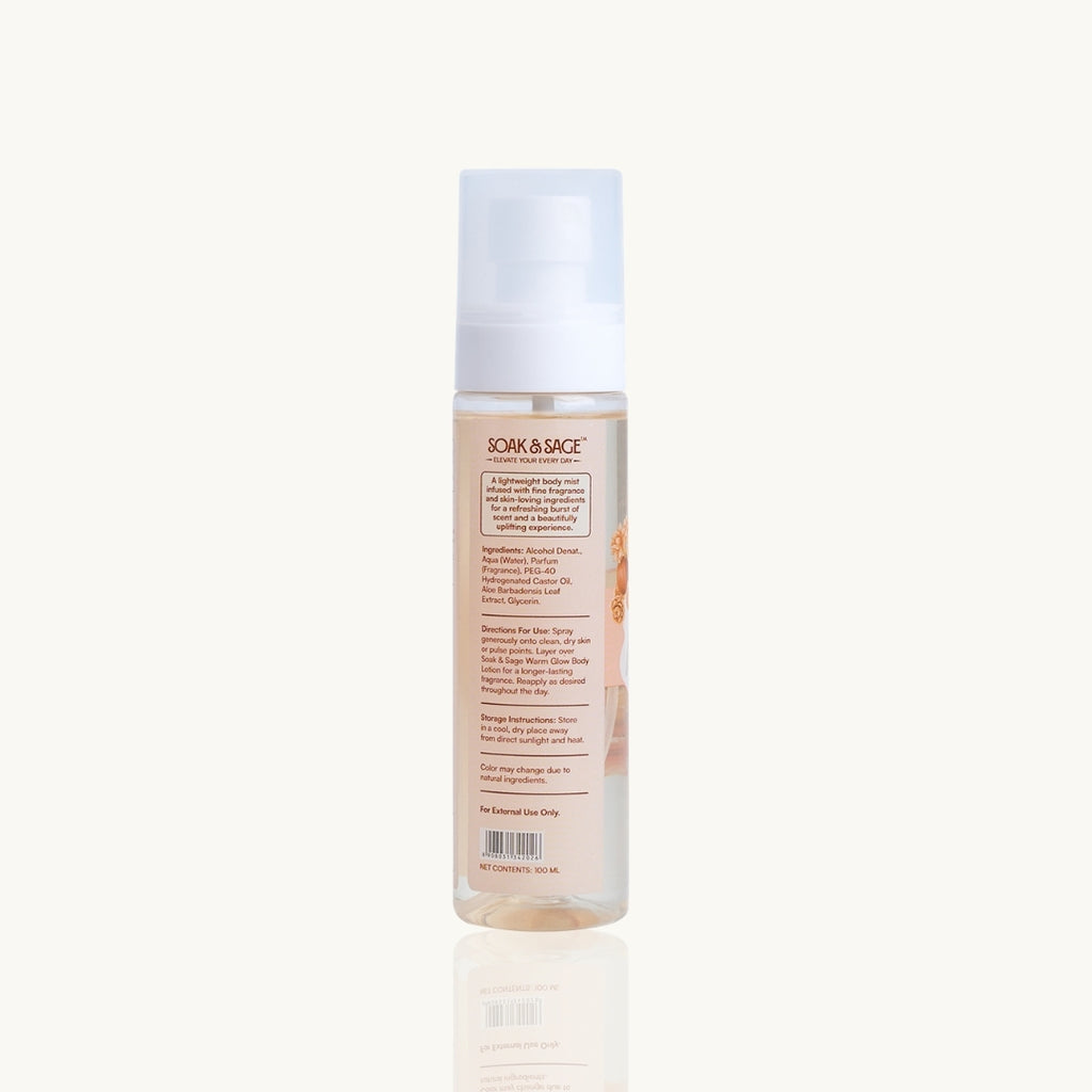 Warm Glow Perfume Body Mist